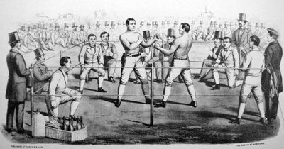 The Great Fight for the Championship by N. and Ives, J.M. Currier